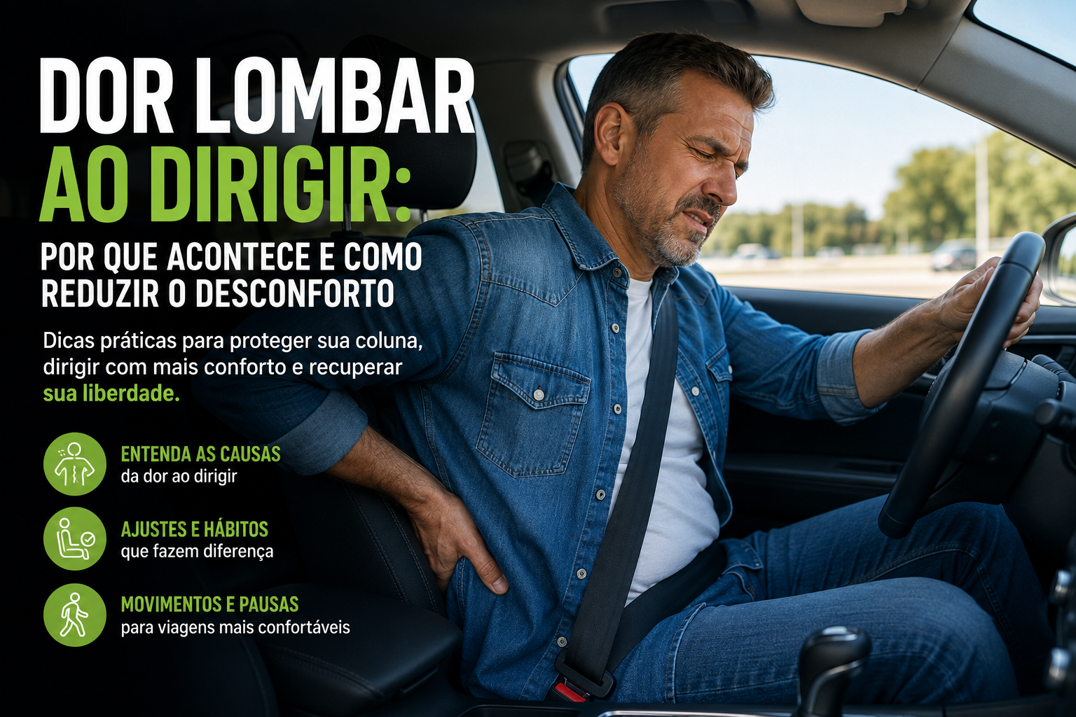 Dor lombar ao dirigir